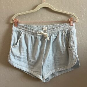 Billabong Light Blue Drawstring Lounge Shorts Size Medium